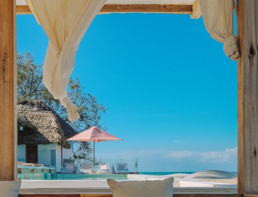 Sea view suite under thatch