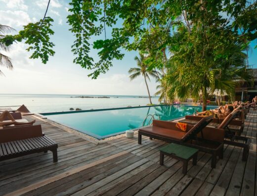 Sea view house with infinity pool