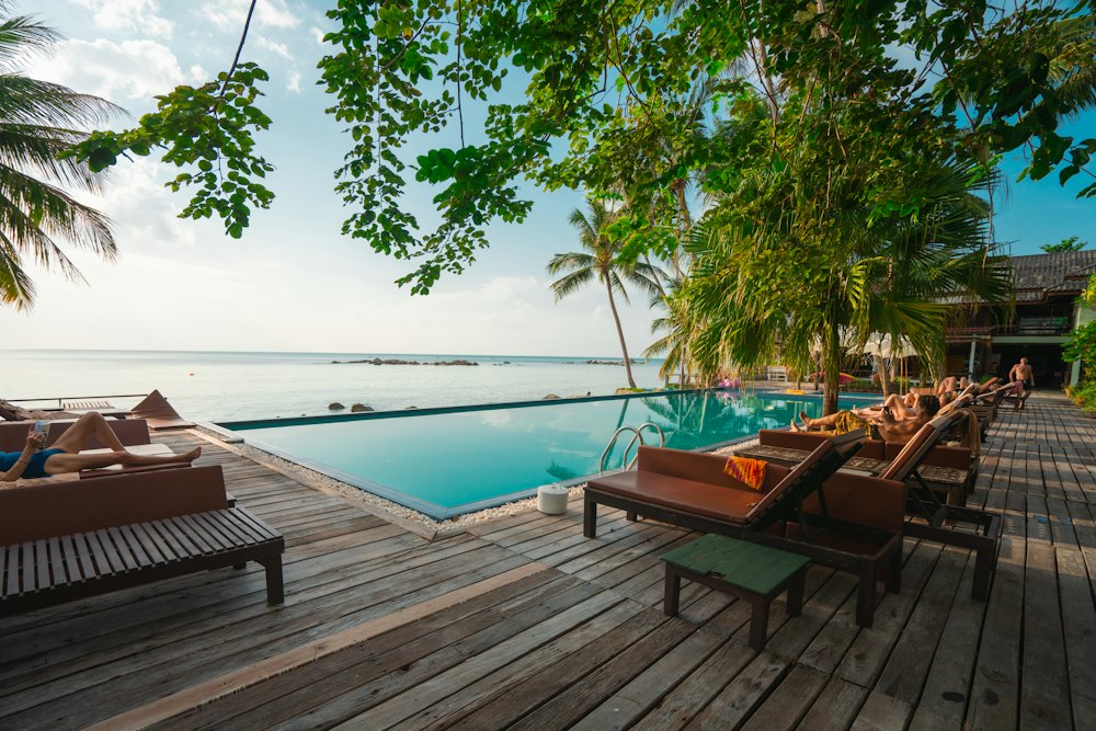 Sea view house with infinity pool